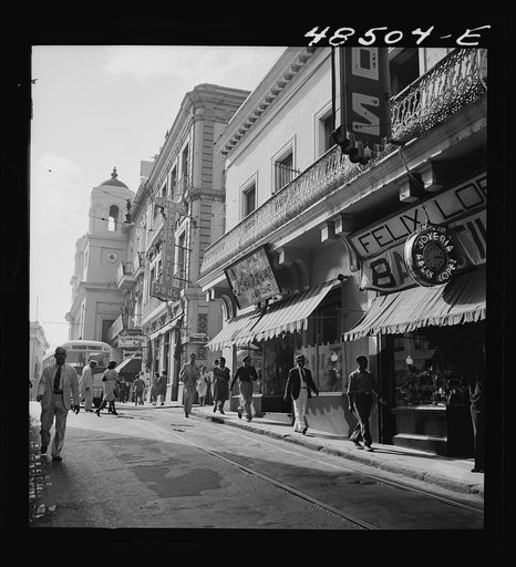 San Juan, Puerto Rico. Street scene