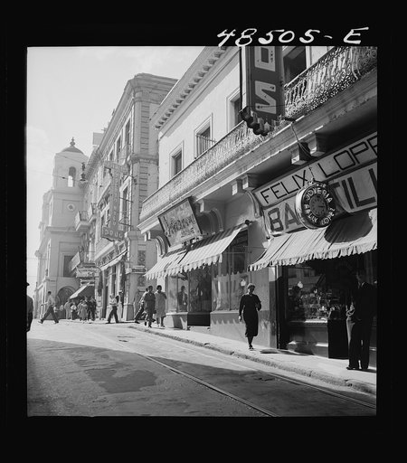 Untitled photo, possibly related to: San Juan, Puerto Rico. Street scene