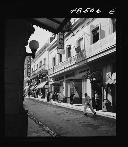 San Juan, Puerto Rico. Street scene