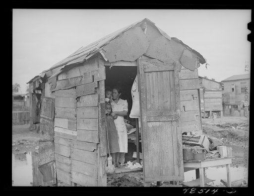Untitled photo, possibly related to: San Juan, Puerto Rico. El Fangitto, the slum area