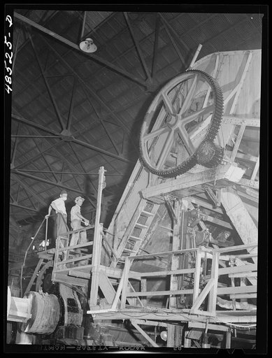 Ensenada, Puerto Rico. In the sugar mill of the South Puerto Rico sugar company