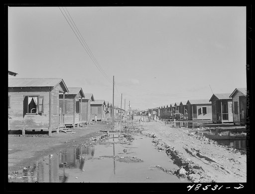 San Juan, Puerto Rico. El Fangitto, the slum area