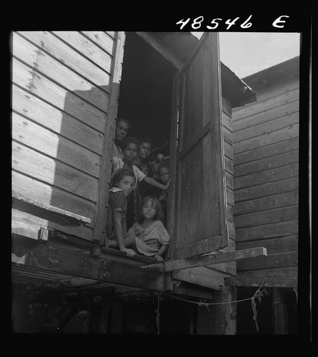 San Juan, Puerto Rico. La Perla, the slum area