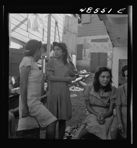San Juan, Puerto Rico. La Perla, the slum area
