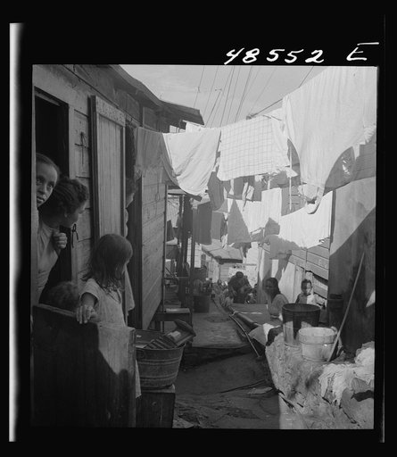 San Juan, Puerto Rico. La Perla, the slum area