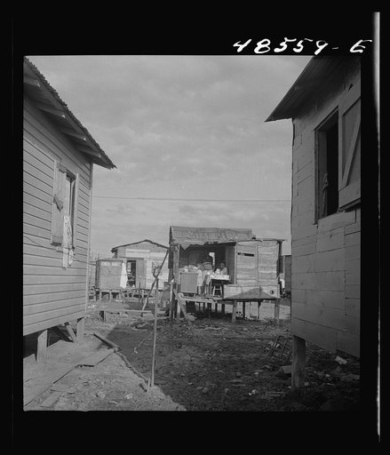 San Juan, Puerto Rico. El Fangitto, the slum area