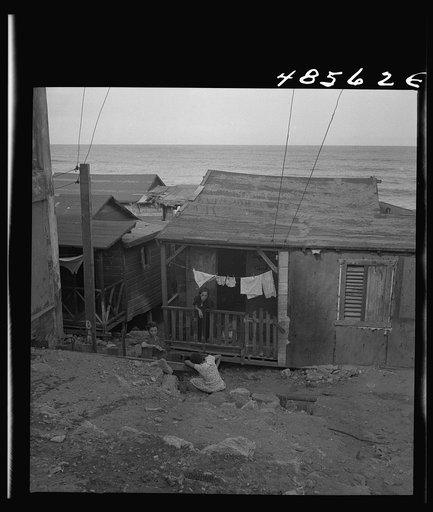 San Juan, Puerto Rico. La Perla, the slum area