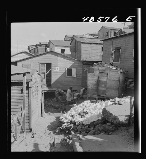 Untitled photo, possibly related to: San Juan, Puerto Rico. La Perla, the slum area