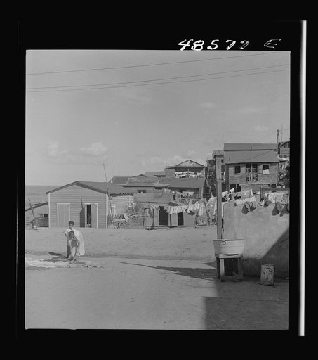 San Juan, Puerto Rico. La Perla, the slum area