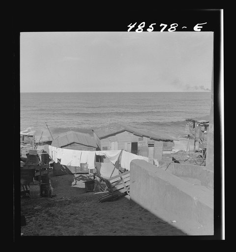 San Juan, Puerto Rico. La Perla, the slum area