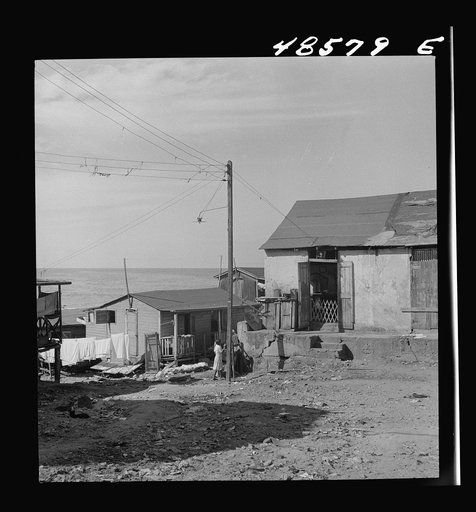 San Juan, Puerto Rico. La Perla, the slum area