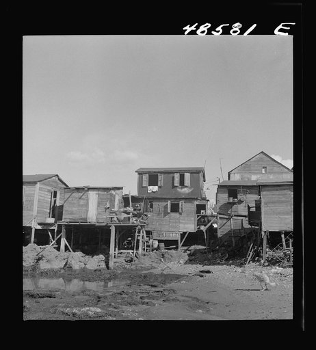 San Juan, Puerto Rico. La Perla, the slum area
