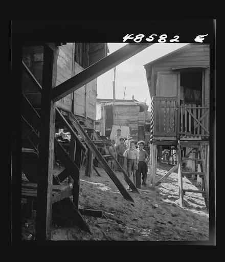 San Juan, Puerto Rico. La Perla, the slum area
