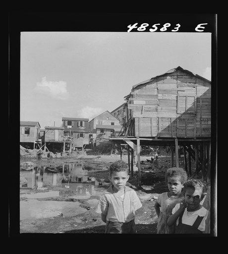 San Juan, Puerto Rico. La Perla, the slum area