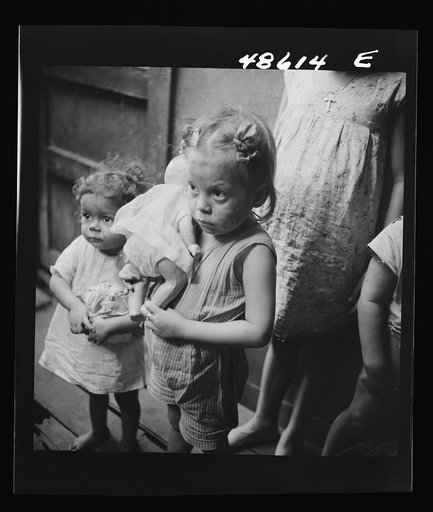 San Juan, Puerto Rico. Children in La Perla, the slum area