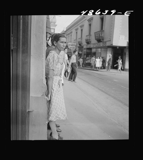 Untitled photo, possibly related to: San Juan, Puerto Rico. Street scene