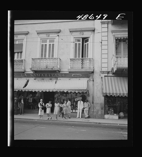 Untitled photo, possibly related to: San Juan, Puerto Rico. Street scene