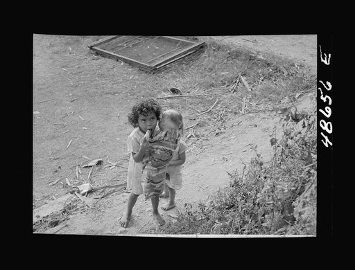 Untitled photo, possibly related to: Bayamon, Puerto Rico. Children in a backyard
