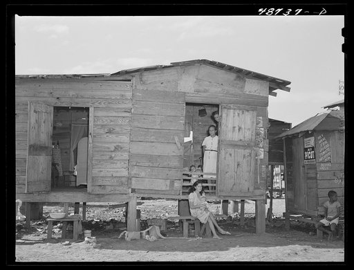 San Juan, Puerto Rico. El Fangitto, the slum area