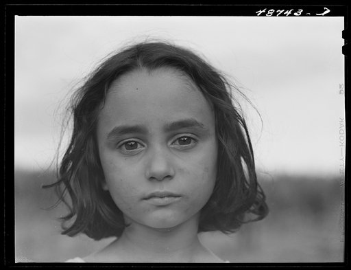 Caguas, Puerto Rico (vicinity). Daughter of a farm laborer