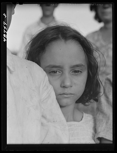 Untitled photo, possibly related to: Caguas, Puerto Rico (vicinity). Daughter of a farm laborer