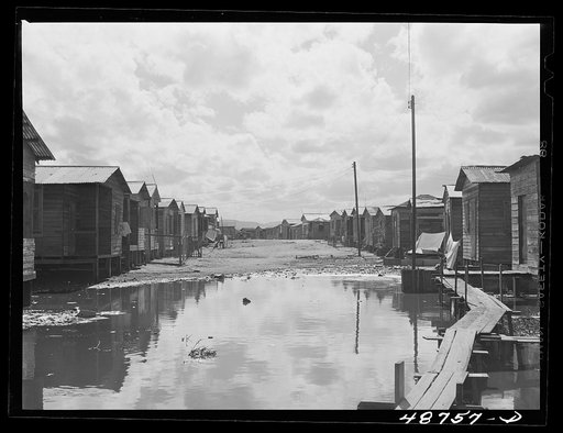 San Juan, Puerto Rico. El Fangitto, the slum area