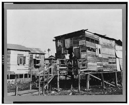 San Juan, Puerto Rico. El Fangitto, the slum area