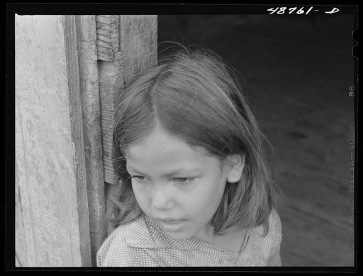 Cagus (vicinity), Puerto Rico. Daughter of a farm laborer