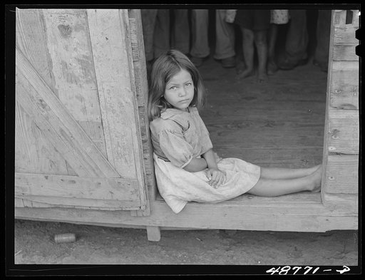 Caguas, Puerto Rico (vicinity). Daughter of a farm laborer