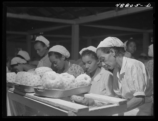 Bayamon (vicinity), Puerto Rico. A pineapple canning factory