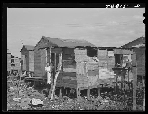 San Juan, Puerto Rico. In the slum area called El Fangitto