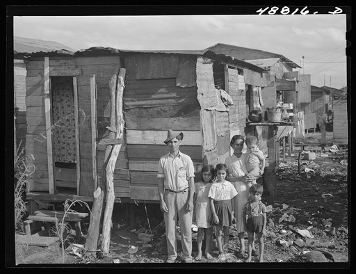 San Juan, Puerto Rico. In the slum area called El Fangitto