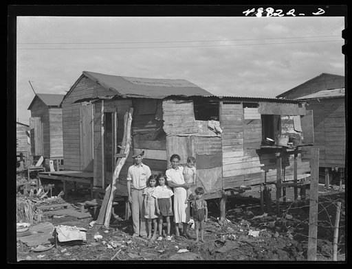 San Juan, Puerto Rico. In the slum area called El Fangitto