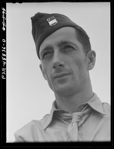 Camp Shelby, Hattiesburg, Mississippi. A soldier