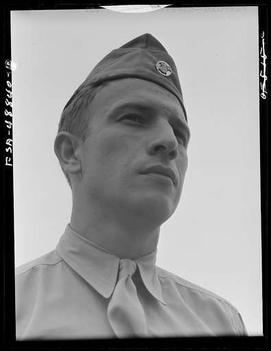 Camp Shelby, Hattiesburg, Mississippi. A soldier