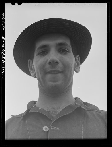 Camp Shelby, Hattiesburg, Mississippi. A soldier