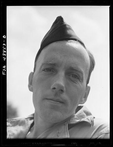 Camp Shelby, Hattiesburg, Mississippi. A soldier