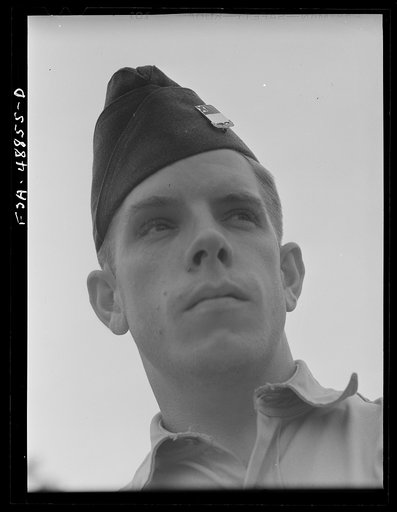 Camp Shelby, Hattiesburg, Mississippi. A soldier