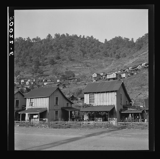Coal mining town in Welch. Bluefield section of West Virginia