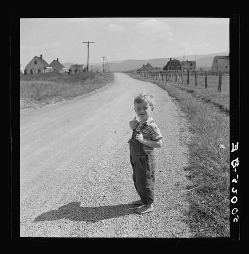Child of homesteader. Tygart Valley, West Virginia