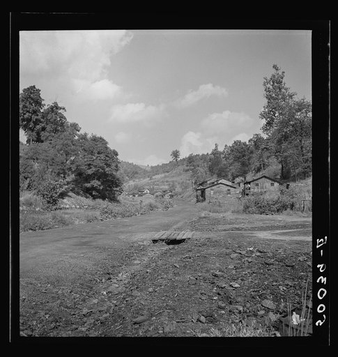 Untitled photo, possibly related to: Company houses, coal mining section. Pursglove, Scotts Run, West Virginia