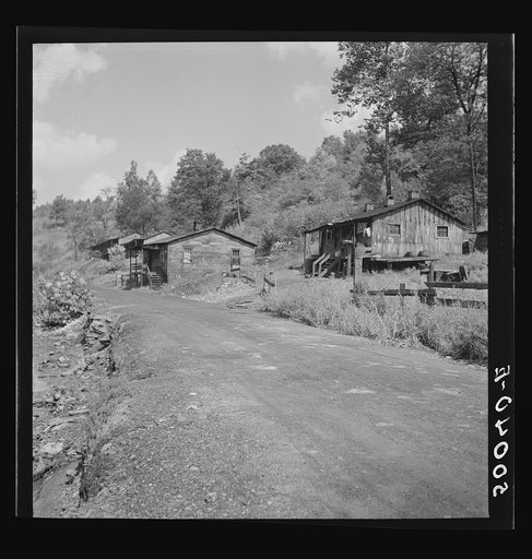 Untitled photo, possibly related to: Company houses, coal mining section. Pursglove, Scotts Run, West Virginia