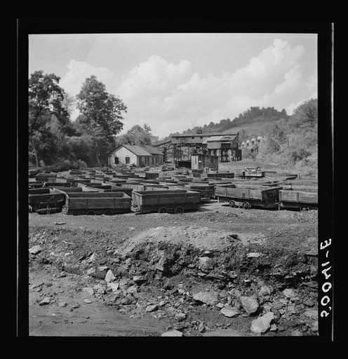 Untitled photo, possibly related to: Company houses, coal mining section. Pursglove, Scotts Run, West Virginia