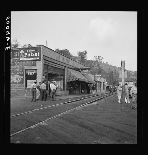 Center of mining town. Osage, West Virginia