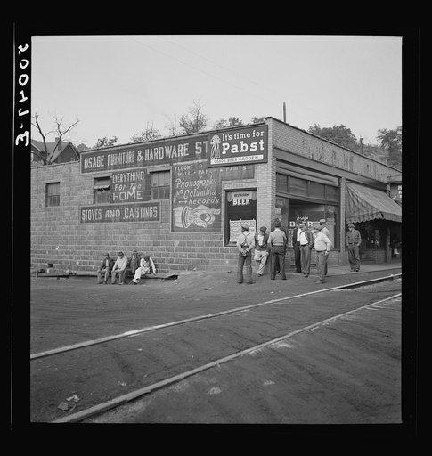 Center of mining town. Osage, West Virginia