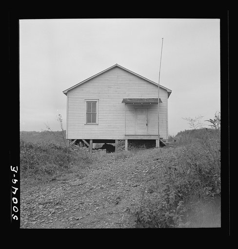 Negro school. Scotts Run, West Virginia