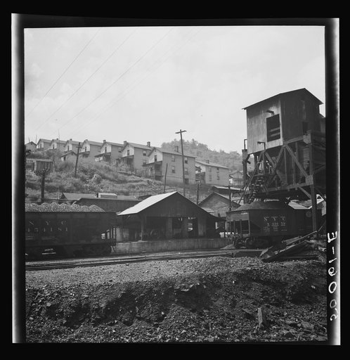 Untitled photo, possibly related to: Company houses, coal mining section. Pursglove, Scotts Run, West Virginia