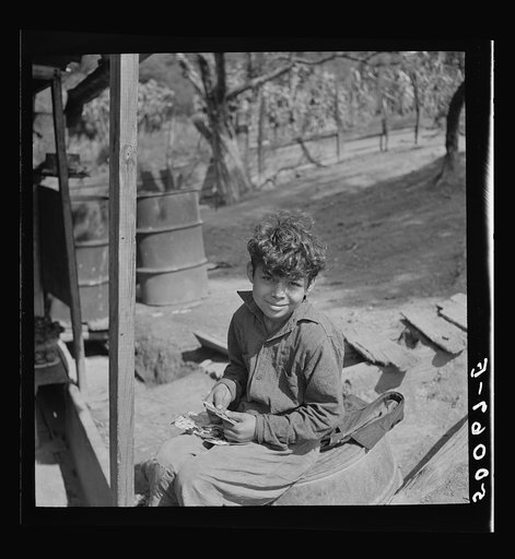 Untitled photo, possibly related to: Mexican miner's son. Bertha Hill, Scotts Run, West Virginia