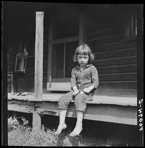 Child of coal miner. Jere, Scotts Run, West Virginia