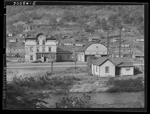 Coal mining town in Welch. Bluefield section of West Virginia